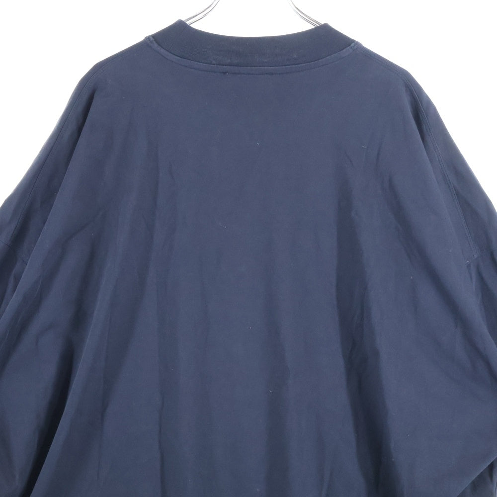 JIL SANDER(ジルサンダー) コットン 無地 オーバー 半袖Tシャツ カットソー ブラック JSMT706022 MT247308