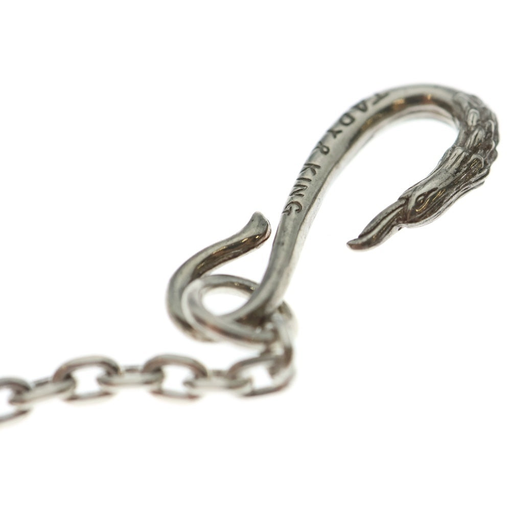 TADY & KING(タディアンドキング) イーグルフック ネイティブホイールSV付き細角チェーンネックレス 50cm シルバー