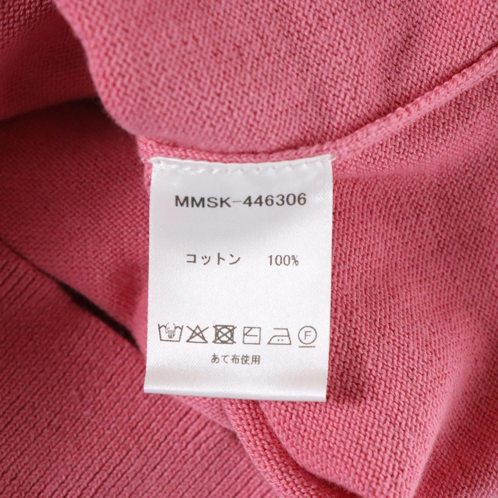 muta(ムータ) MARINE マルニー バイカラー クルーネックニット 長袖Tシャツカットソー ピンク MMSK-446306-NV