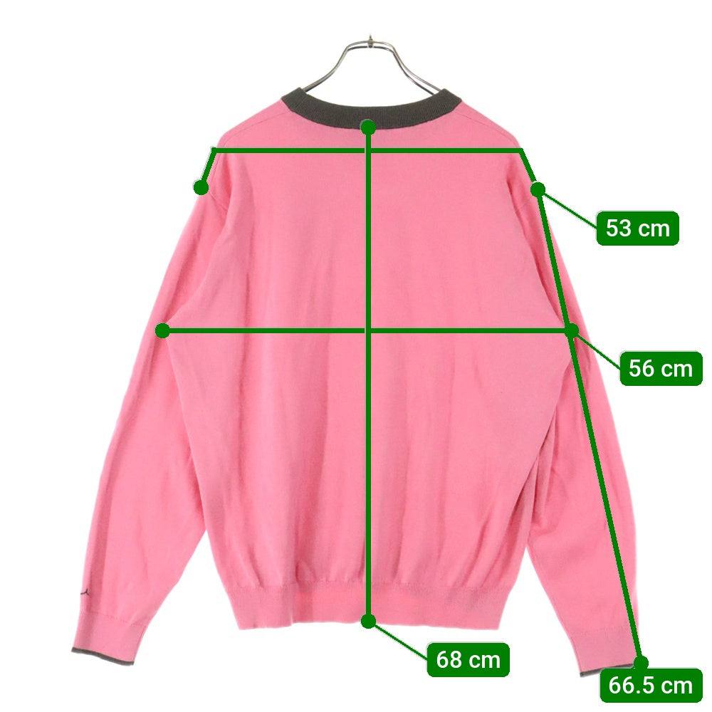 muta(ムータ) MARINE マルニー バイカラー クルーネックニット 長袖Tシャツカットソー ピンク MMSK-446306-NV