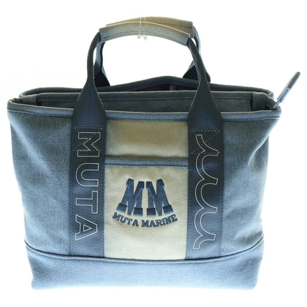 muta(ムータ) MARINE GOLF マリンゴルフ カートバッグ メンズ レディース デニム パーテーショントートバッグ ブルー mmsg-241109