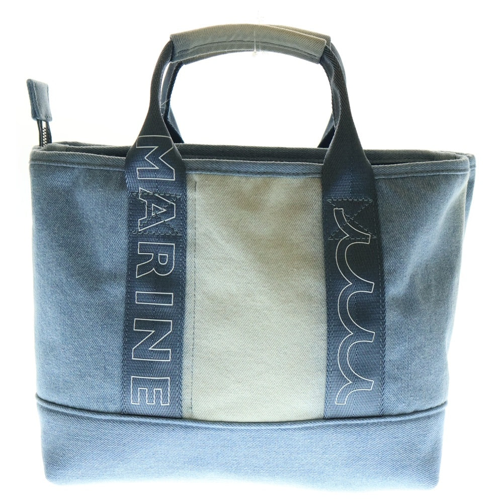 muta(ムータ) MARINE GOLF マリンゴルフ カートバッグ メンズ レディース デニム パーテーショントートバッグ ブルー mmsg-241109