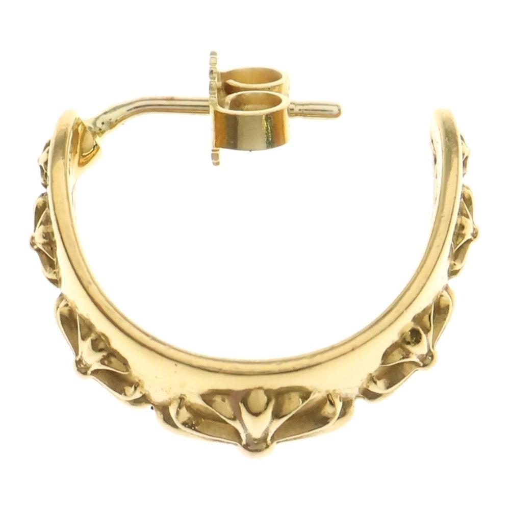 CHROME HEARTS(クロムハーツ) 22K CHプラス ワイドフープピアス スモール ゴールド