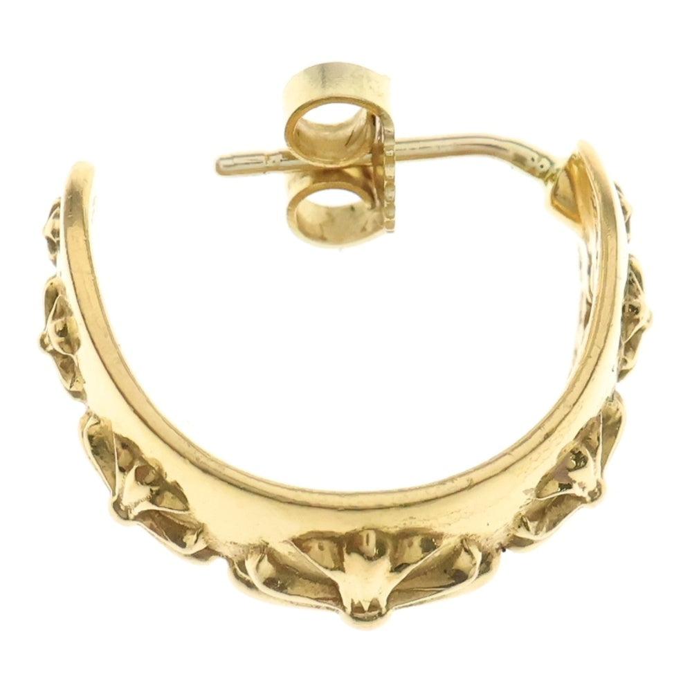 CHROME HEARTS(クロムハーツ) 22K CHプラス ワイドフープピアス スモール ゴールド