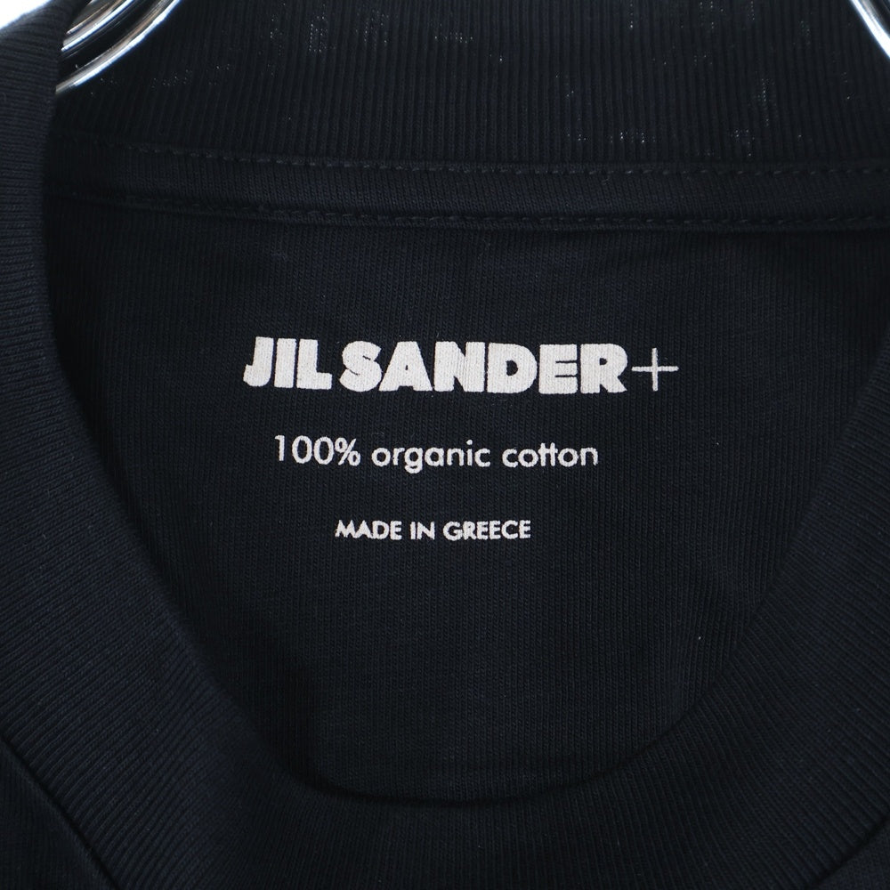 JIL SANDER(ジルサンダー) クルーネック 半袖Tシャツ カットソー ブラック J40GC0001