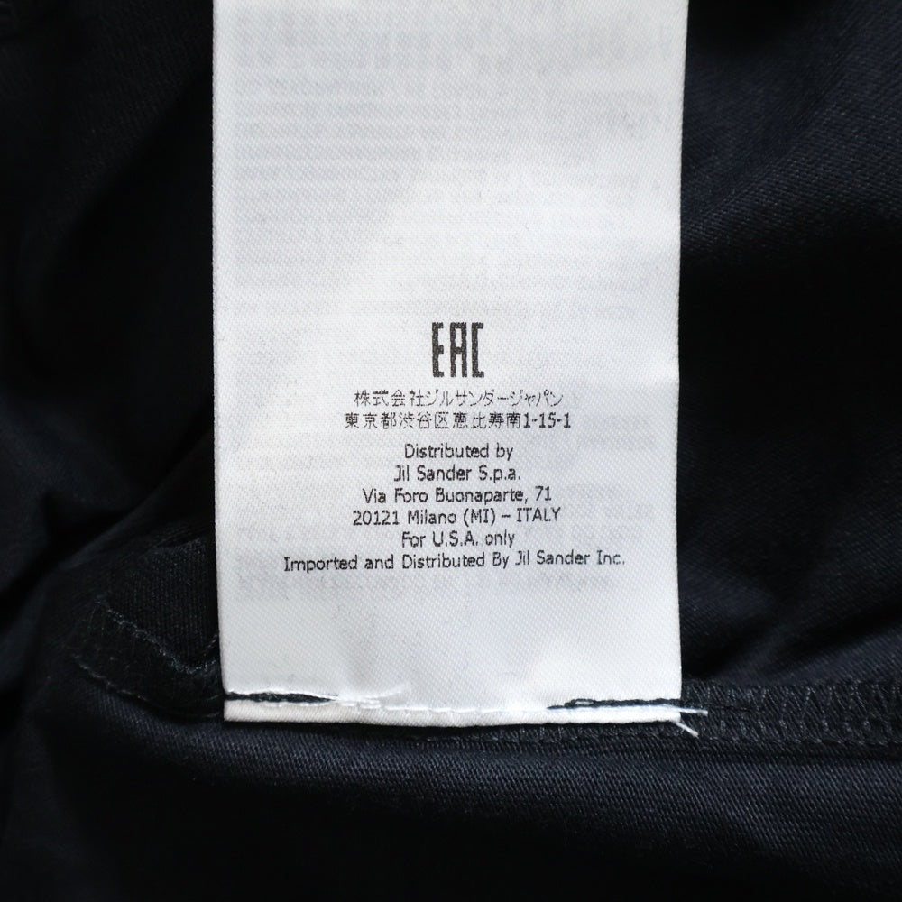JIL SANDER(ジルサンダー) クルーネック 半袖Tシャツ カットソー ブラック J40GC0001