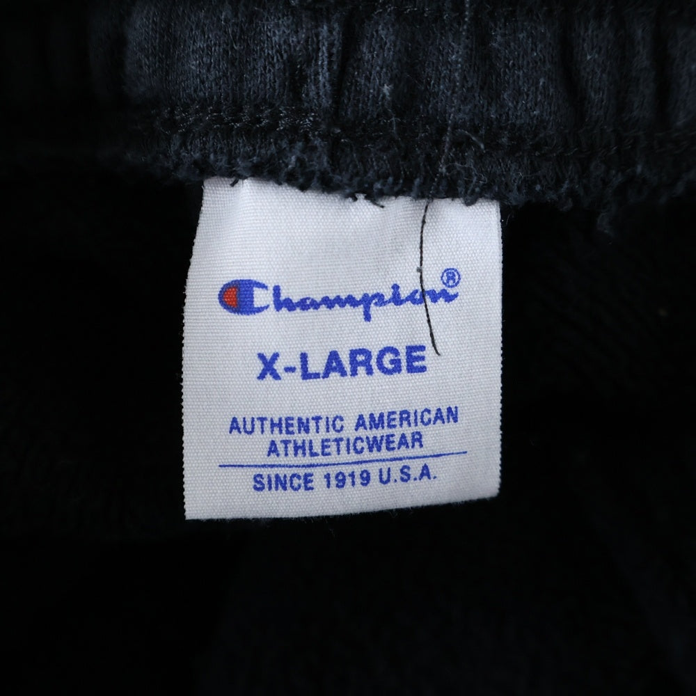 CHAMPION(チャンピオン) アーチロゴ スウェットパンツ ブラック C8-W222