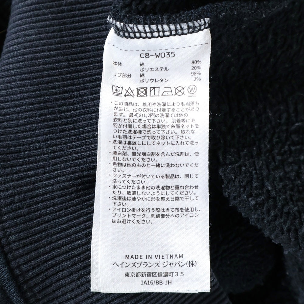 CHAMPION(チャンピオン) アーチロゴ クルーネックスウェットトレーナー ブラック C8-W035