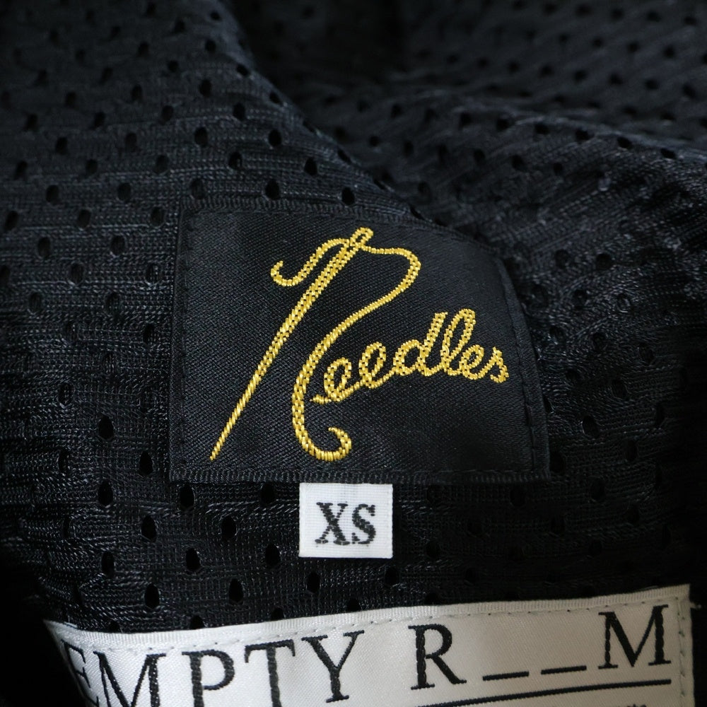 Needles(ニードルス) × EMPTYROOM エンプティルーム TRACKPANT STITCH ストレートトラックパンツ ブラック HM392