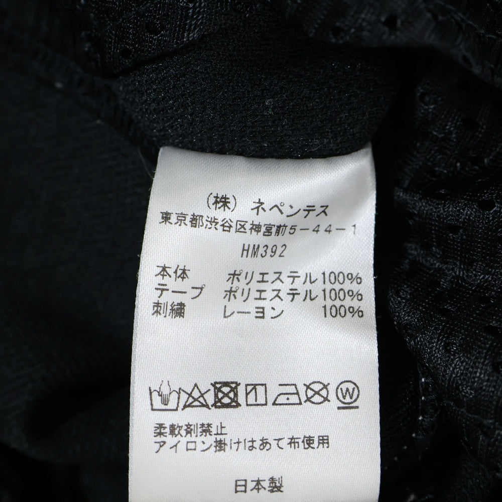 Needles(ニードルス) × EMPTYROOM エンプティルーム TRACKPANT STITCH ストレートトラックパンツ ブラック HM392