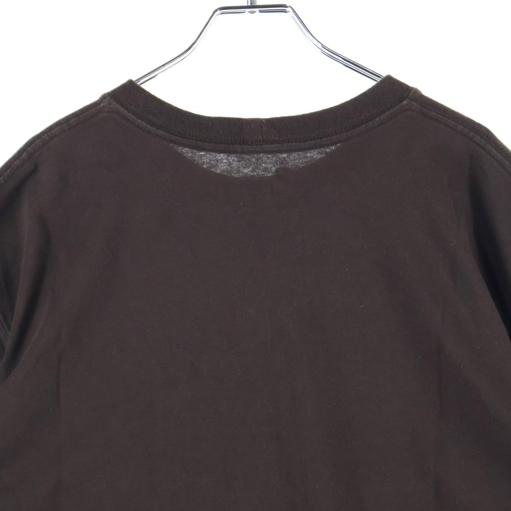 CARHARTT(カーハート) ロゴパッチ 右ポケット クルーネック半袖Tシャツ カットソー ブラウン