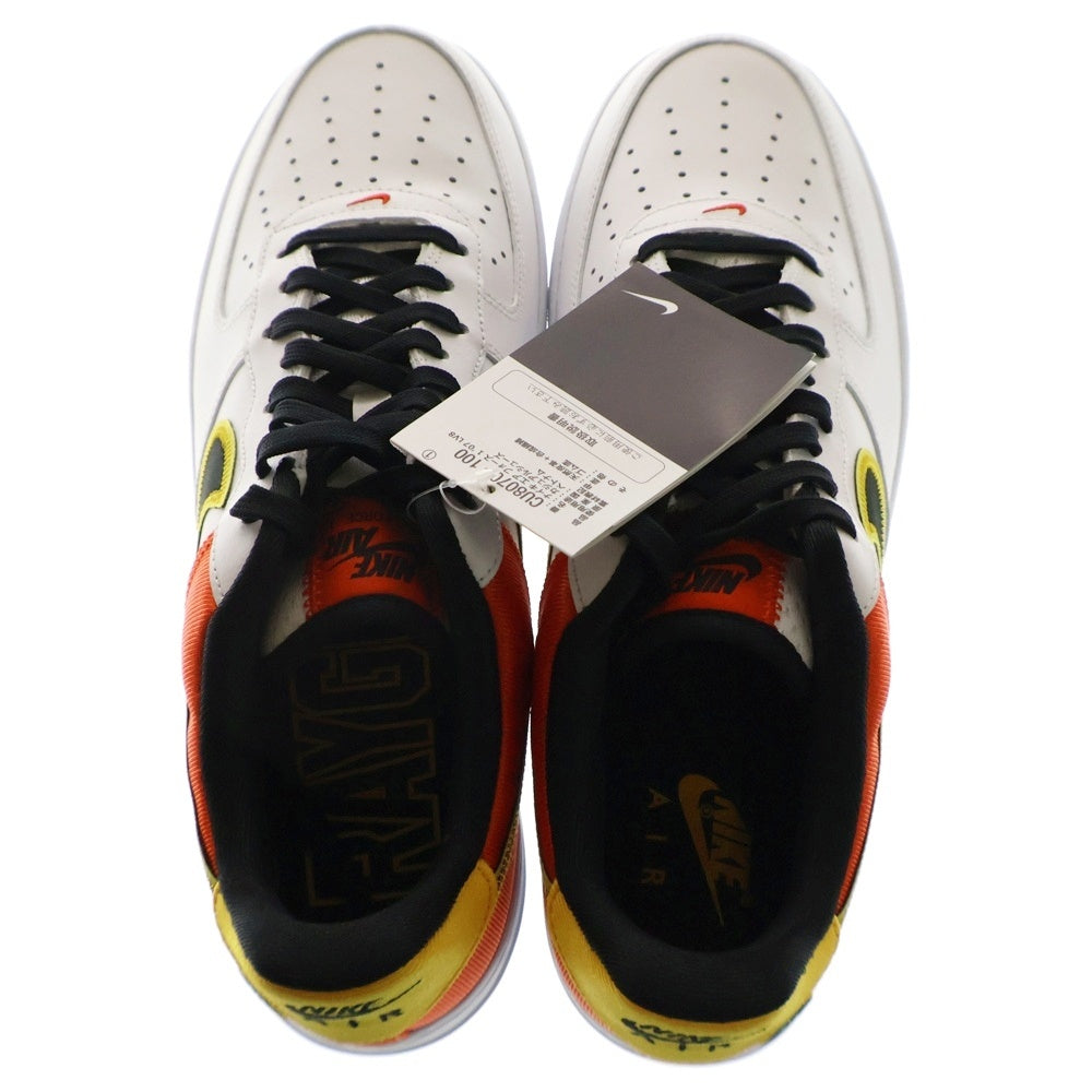 NIKE(ナイキ) Air Force 1 Low Rayguns エアフォース1 ロー レイガンズ ローカットスニーカー ホワイト/レッド/イエロー US10/28cm CU8070-100