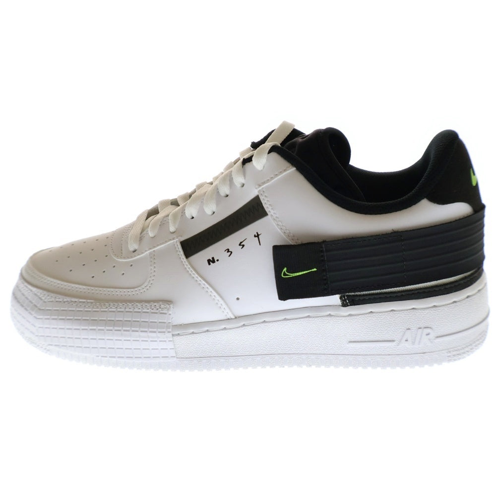 NIKE(ナイキ) AIR FORCE1 TYPE エアフォース1タイプ ローカットスニーカー US10/28cm ホワイト AT7859-101