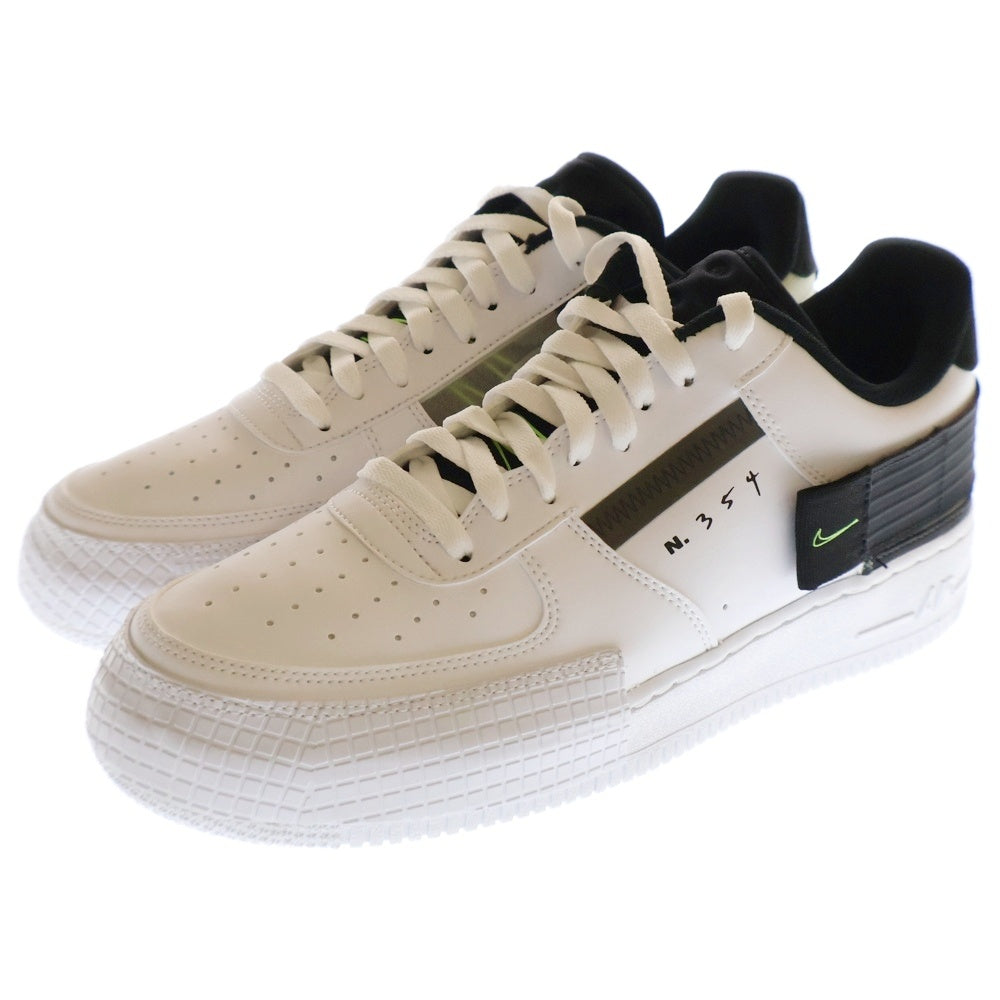 NIKE(ナイキ) AIR FORCE1 TYPE エアフォース1タイプ ローカットスニーカー US10/28cm ホワイト AT7859-101