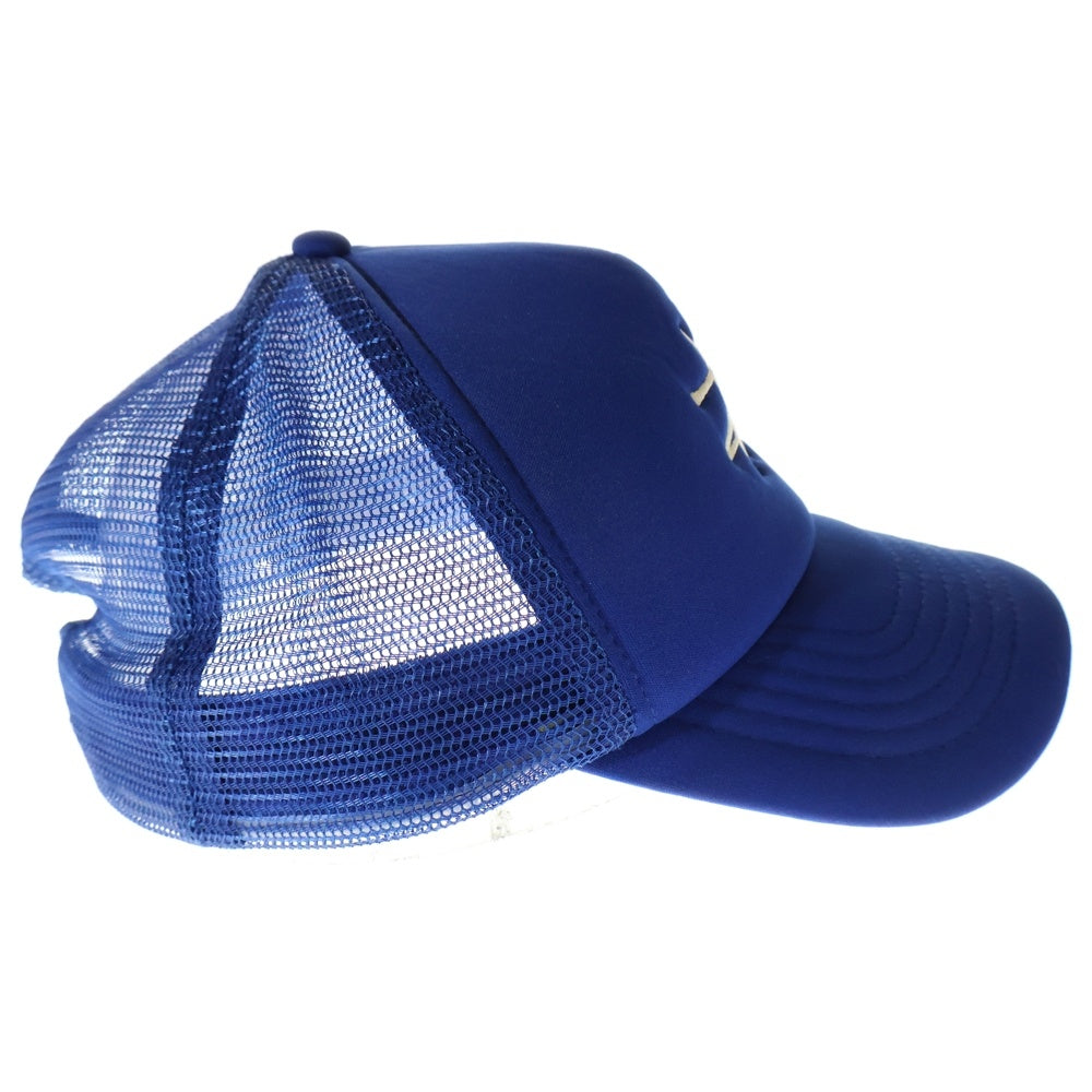 STUSSY(ステューシー) Mesh cap 刺繍ロゴ メッシュキャップ ブルー