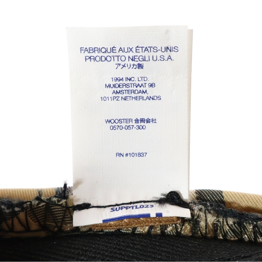 SUPREME(シュプリーム) 22SS × Burberry Crusher バーバリー クラッシャー バケットハット 帽子 ベージュ