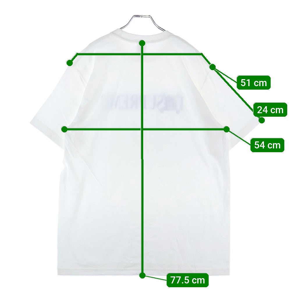 SUPREME(シュプリーム) 25AW Skull Tee スカル ロゴプリント クルーネック 半袖Tシャツ カットソー ホワイト