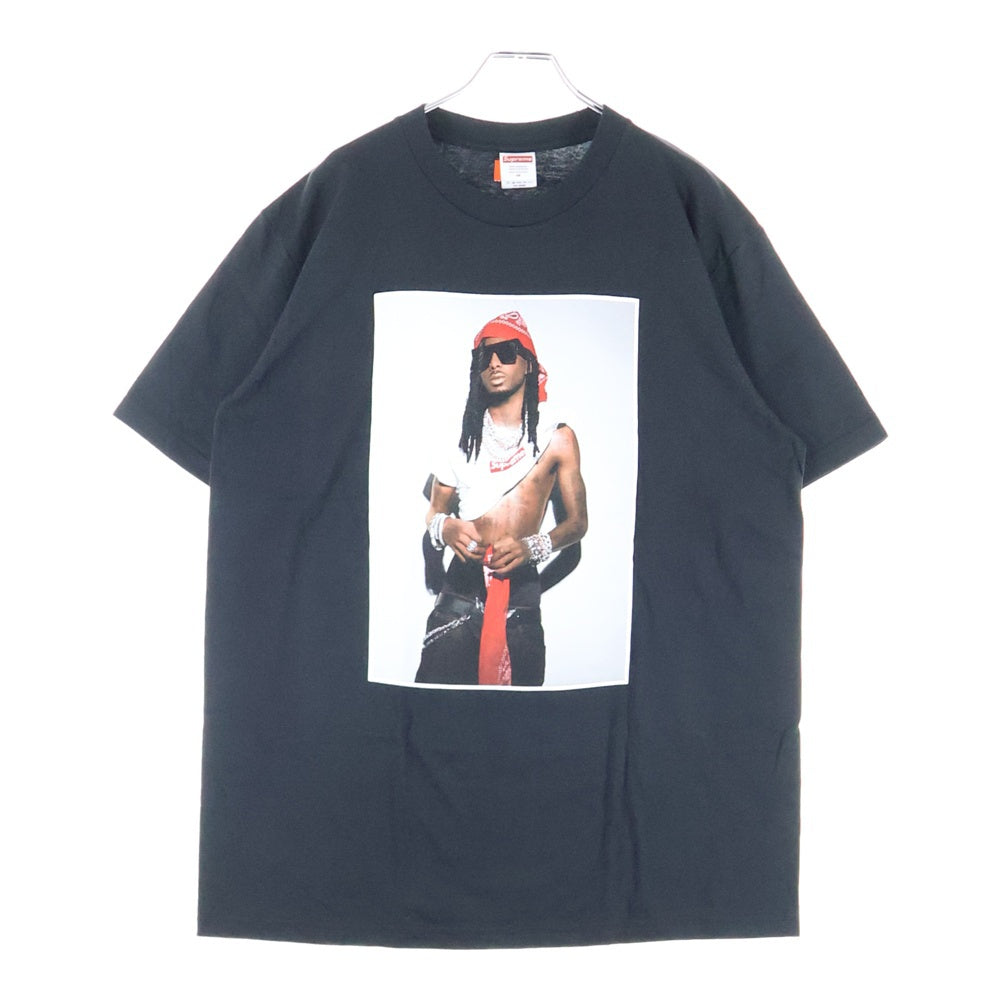 SUPREME(シュプリーム) 25AW Playboi Carti Tee プレイボーイ カーティ フォトプリント クルーネック 半袖Tシャツ カットソー ブラック