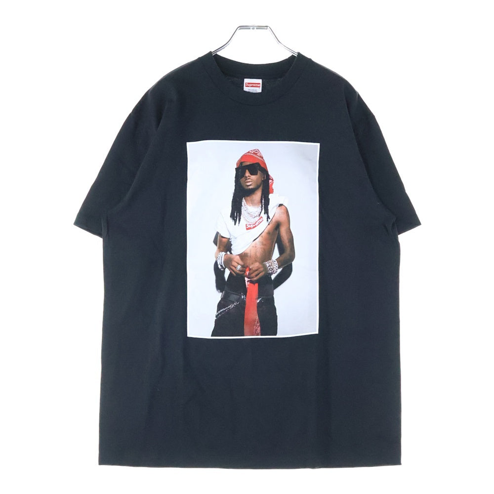 SUPREME(シュプリーム) 25AW Playboi Carti Tee プレイボーイ カーティ フォトプリント クルーネック 半袖Tシャツ カットソー ブラック