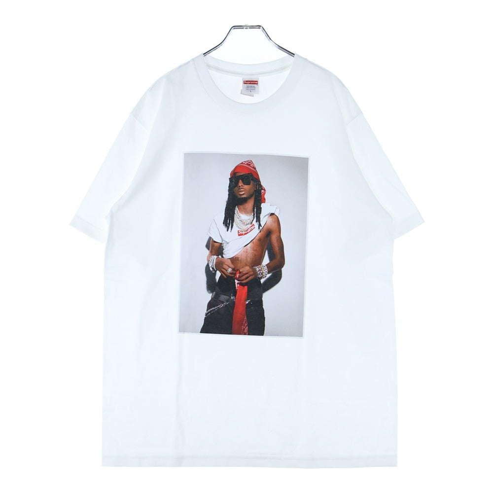 SUPREME(シュプリーム) 25AW Playboi Carti Tee プレイボーイ カーティ フォトプリント クルーネック 半袖Tシャツ カットソー ホワイト