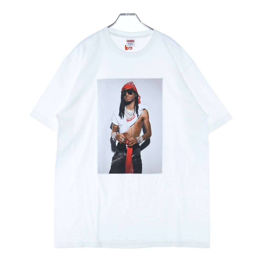SUPREME(シュプリーム) 25AW Playboi Carti Tee プレイボーイ カーティ フォトプリント クルーネック 半袖Tシャツ カットソー ホワイト
