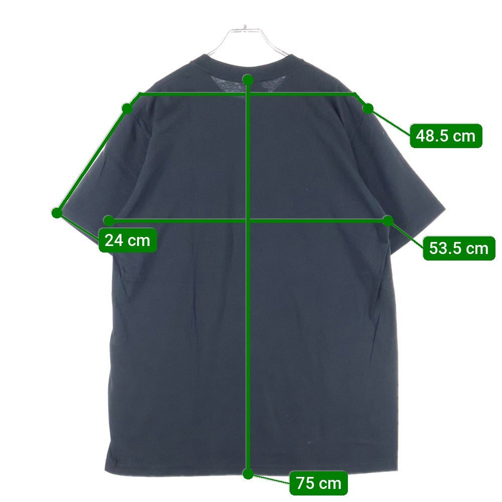 SUPREME(シュプリーム) 25AW Skull Tee スカル ロゴプリント クルーネック 半袖Tシャツ カットソー ブラック