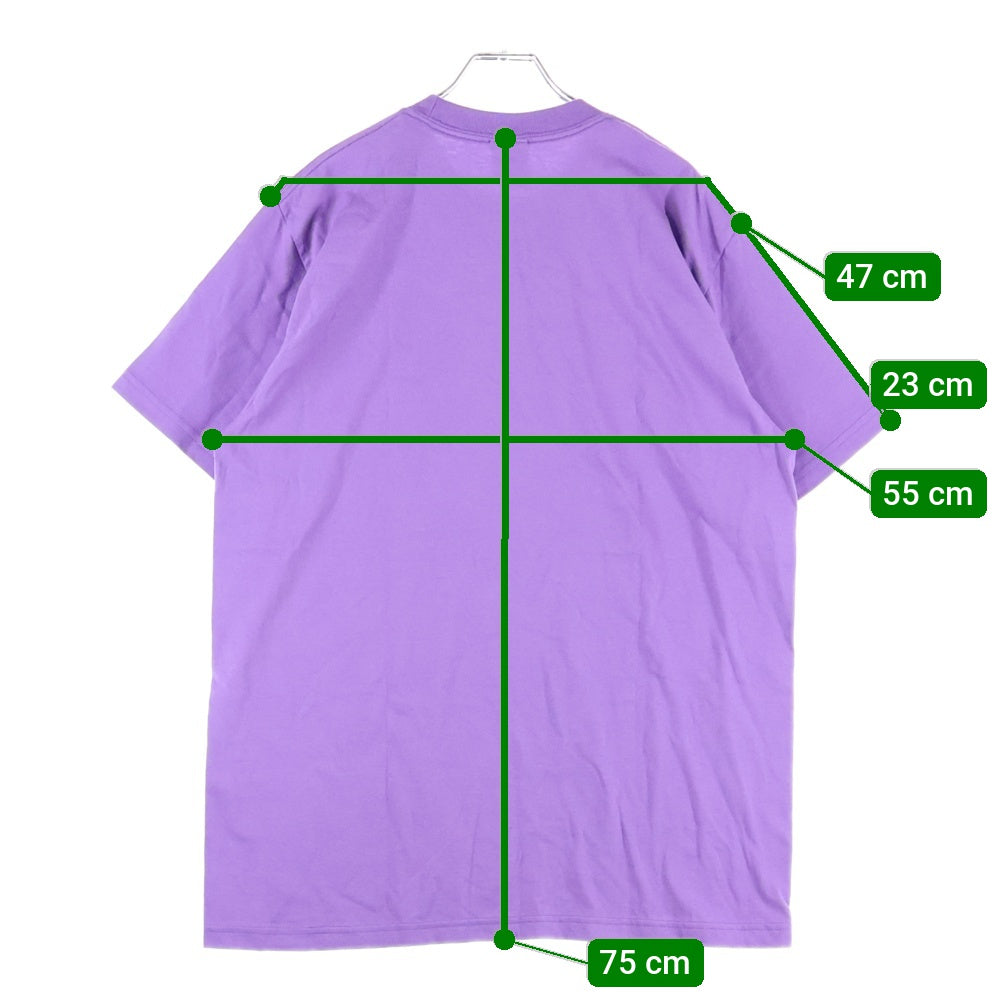 SUPREME(シュプリーム) 25AW Skull Tee スカル ロゴプリント クルーネック 半袖Tシャツ カットソー パープル
