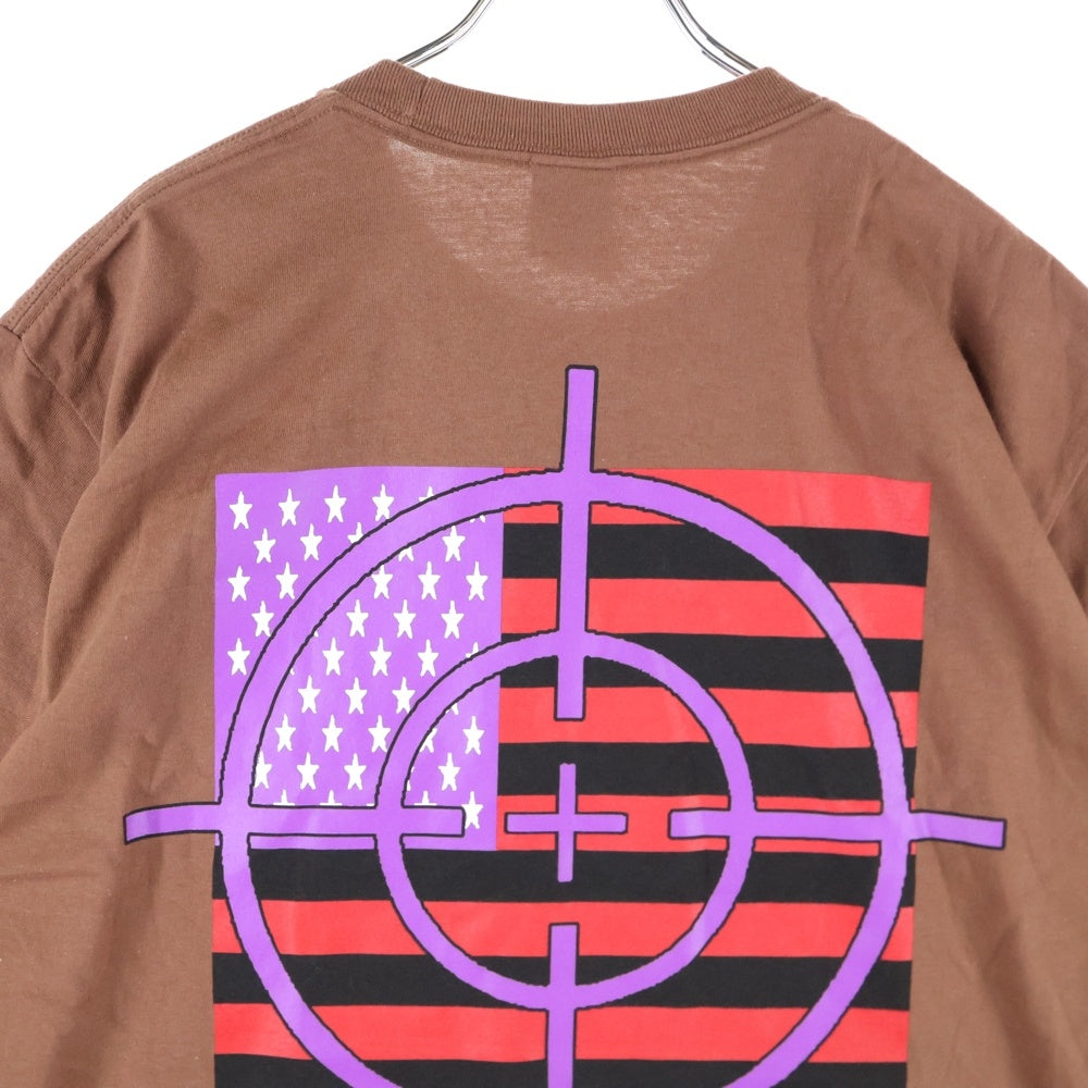 SUPREME(シュプリーム) 25AW Target Tee ターゲット バックプリント クルーネック 半袖Tシャツ カットソー ブラウン