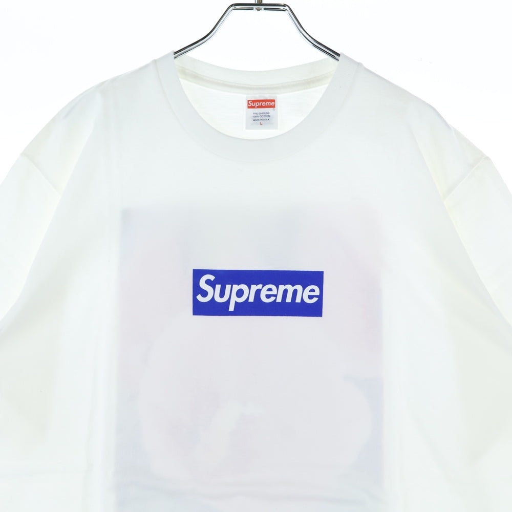 SUPREME(シュプリーム) 23AW Seoul Store Open Limited Box Logo Tee 韓国 ソウル オープン記念 ボックスロゴ クルーネック 半袖Tシャツ カットソー ホワイト/ブルー