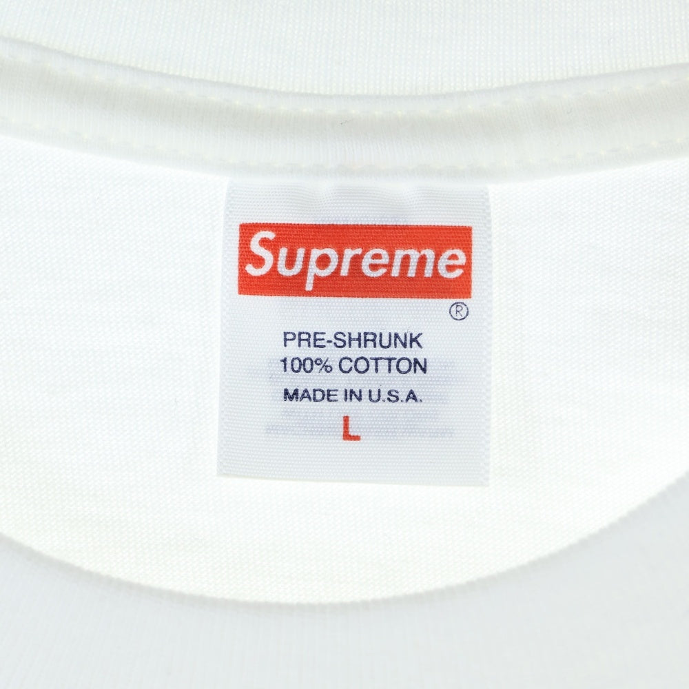 SUPREME(シュプリーム) 23AW Seoul Store Open Limited Box Logo Tee 韓国 ソウル オープン記念 ボックスロゴ クルーネック 半袖Tシャツ カットソー ホワイト/ブルー