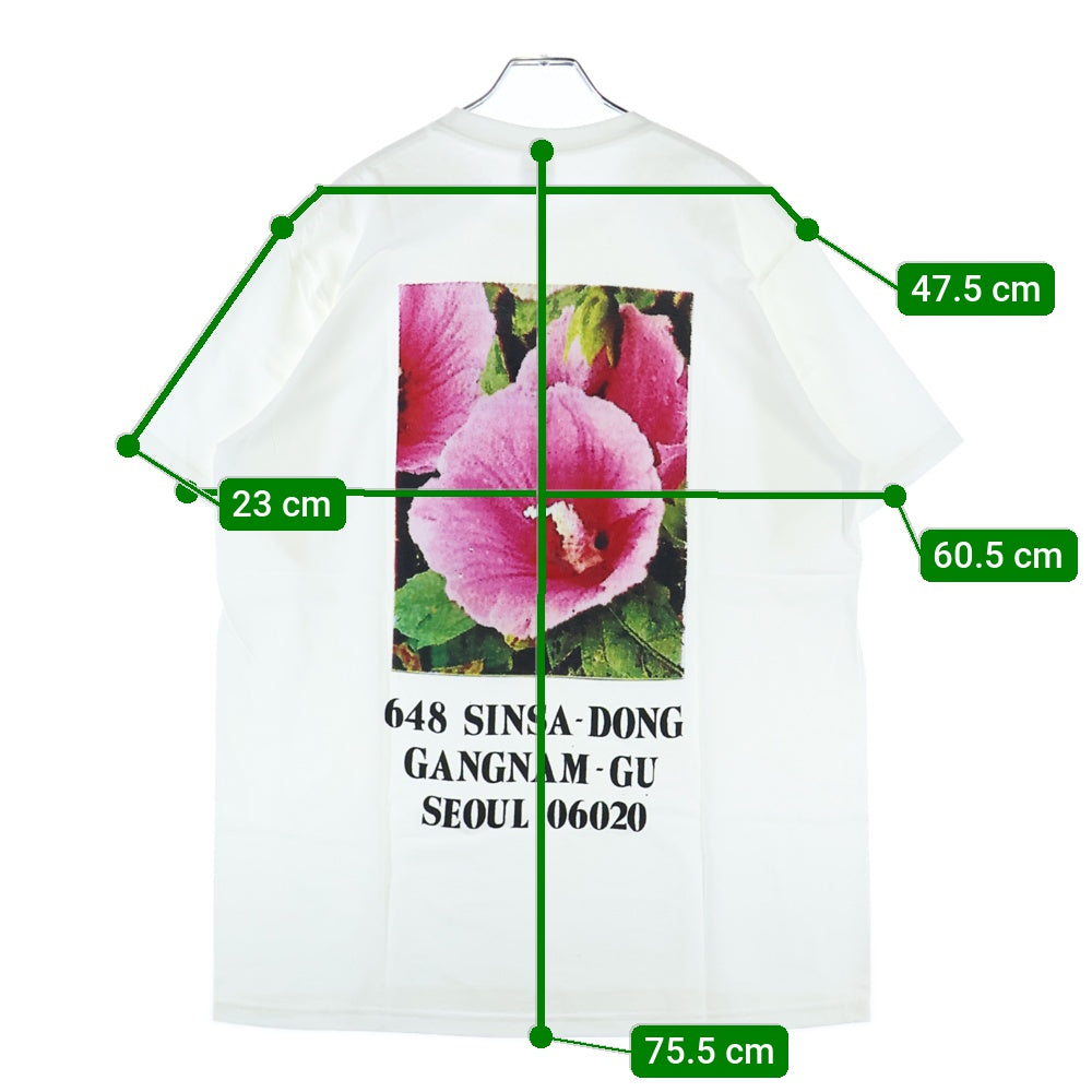 SUPREME(シュプリーム) 23AW Seoul Store Open Limited Box Logo Tee 韓国 ソウル オープン記念 ボックスロゴ クルーネック 半袖Tシャツ カットソー ホワイト/ブルー