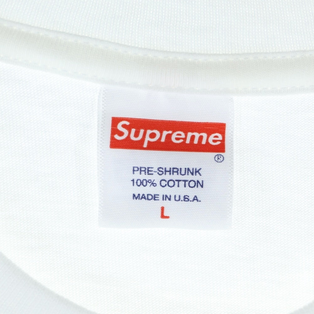 SUPREME(シュプリーム) 23AW Berlin Store Open Limited Box Logo Tee ベルリン オープン記念 ボックスロゴ クルーネック 半袖Tシャツ カットソー ホワイト/カーキ