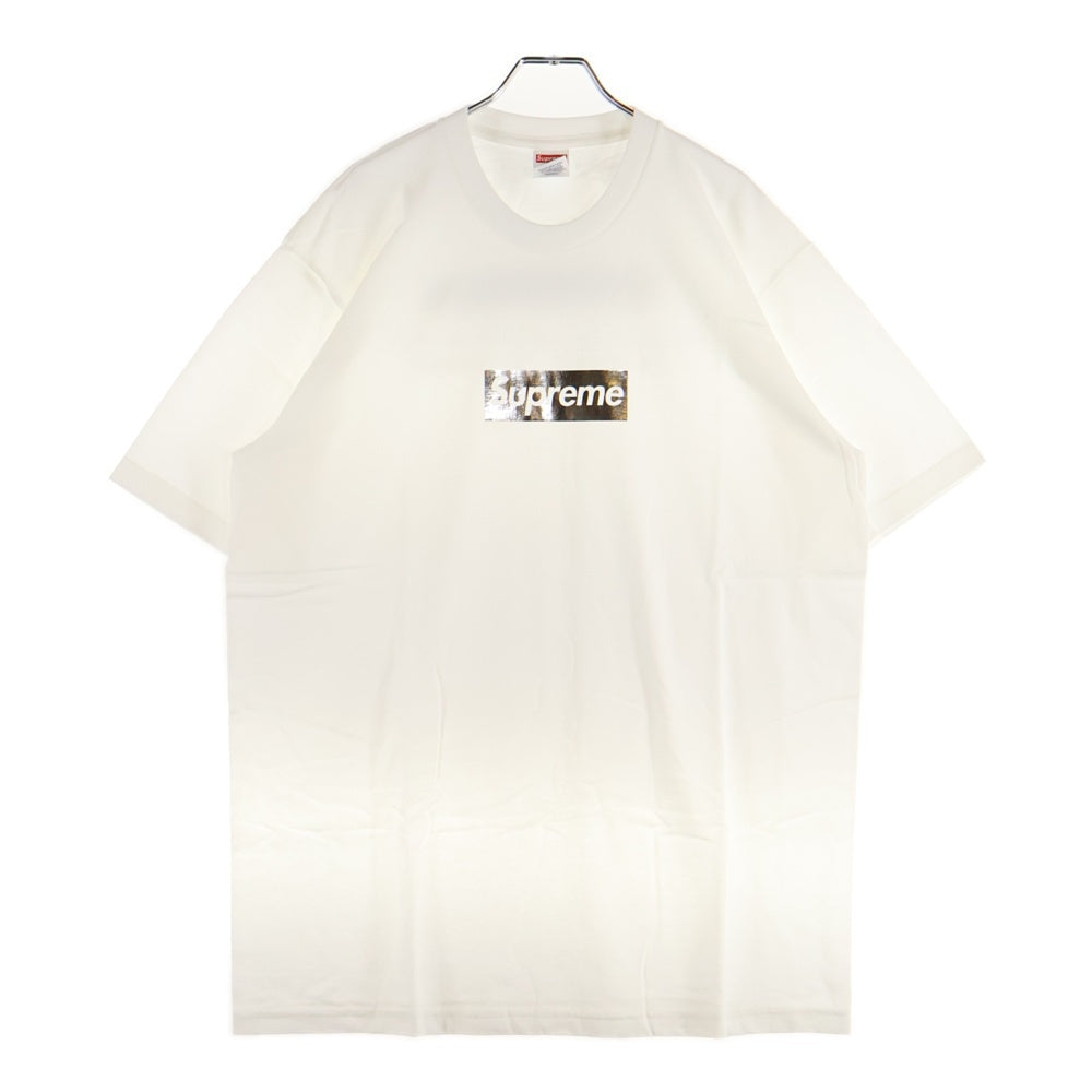 SUPREME(シュプリーム) 22AW Chicago Store Open Limited Box Logo Tee シカゴ オープン記念 ボックスロゴ クルーネック 半袖Tシャツ カットソー ホワイト/シルバー