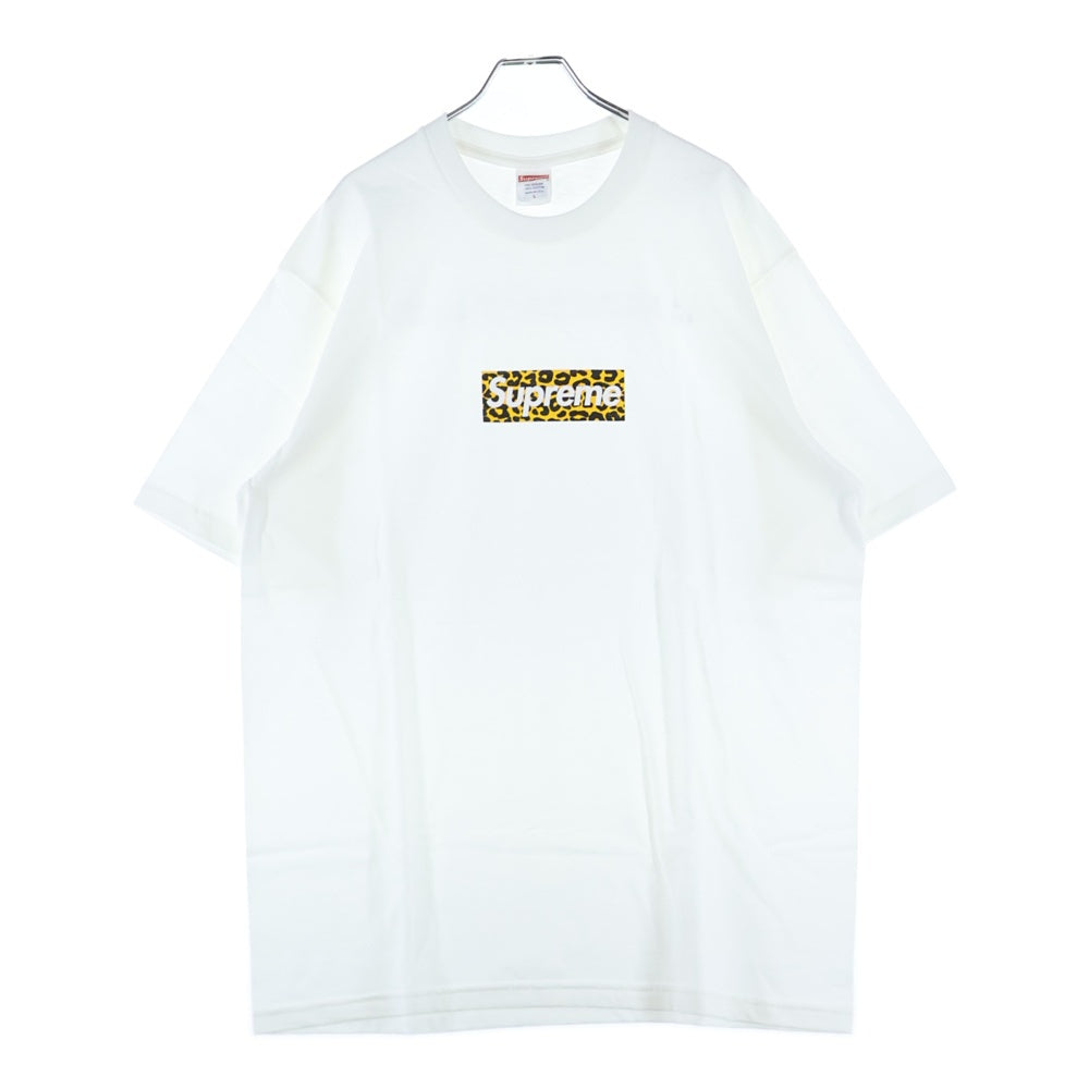 SUPREME(シュプリーム) 24SS Shanghai Store Open Limited Box Logo Tee 中国 上海 オープン記念 ボックスロゴ クルーネック 半袖Tシャツ カットソー ホワイト/イエロー