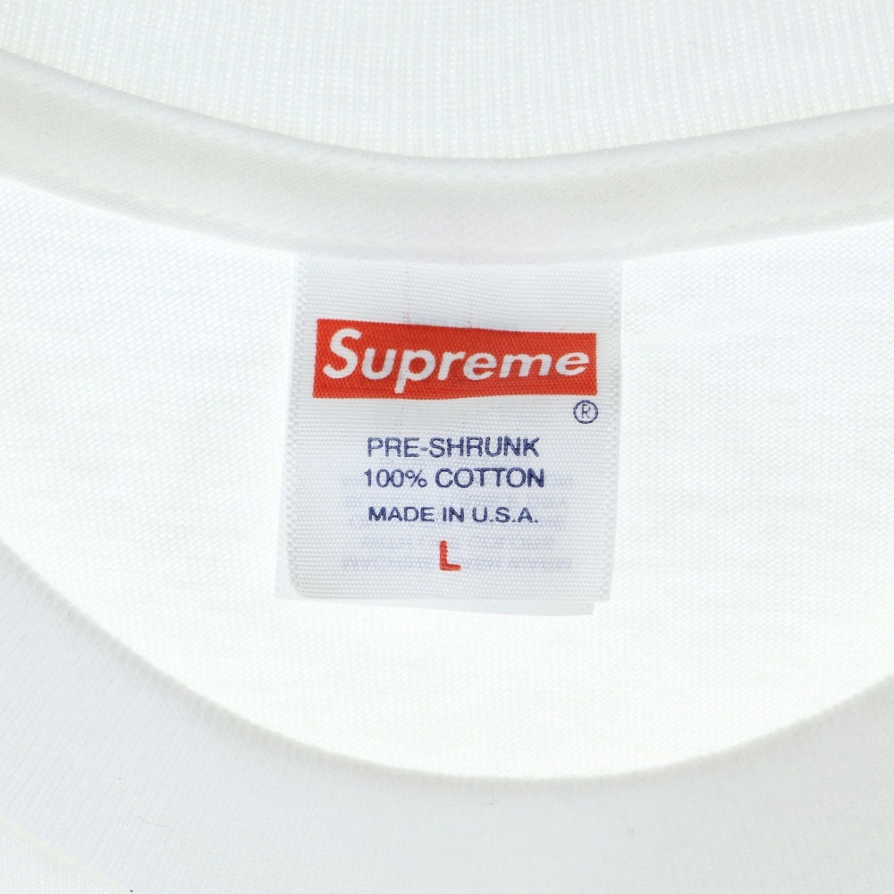 SUPREME(シュプリーム) 24SS Shanghai Store Open Limited Box Logo Tee 中国 上海 オープン記念 ボックスロゴ クルーネック 半袖Tシャツ カットソー ホワイト/イエロー