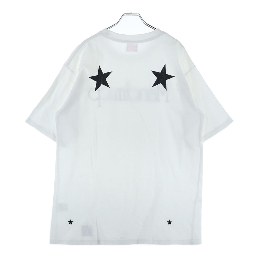 m&m(エムアンドエム) 00s Mandm.cp Tee バックスタープリント クルーネック 半袖Tシャツ カットソー ホワイト