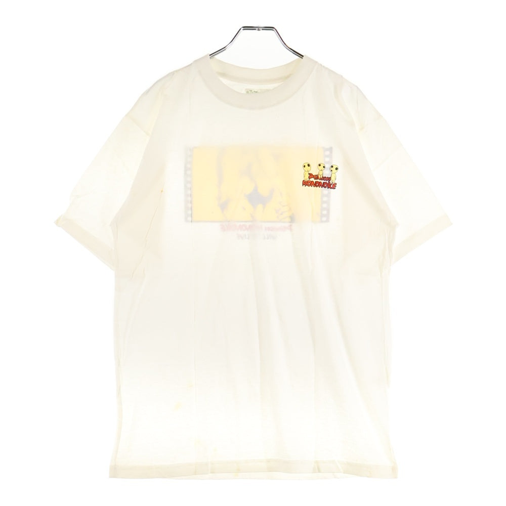 VINTAGE(ヴィンテージ) 90s 1997 Princess MONONOKE ジブリがいっぱい コレクション もののけ姫 両面プリント クルーネック 半袖Tシャツ カットソー ホワイト