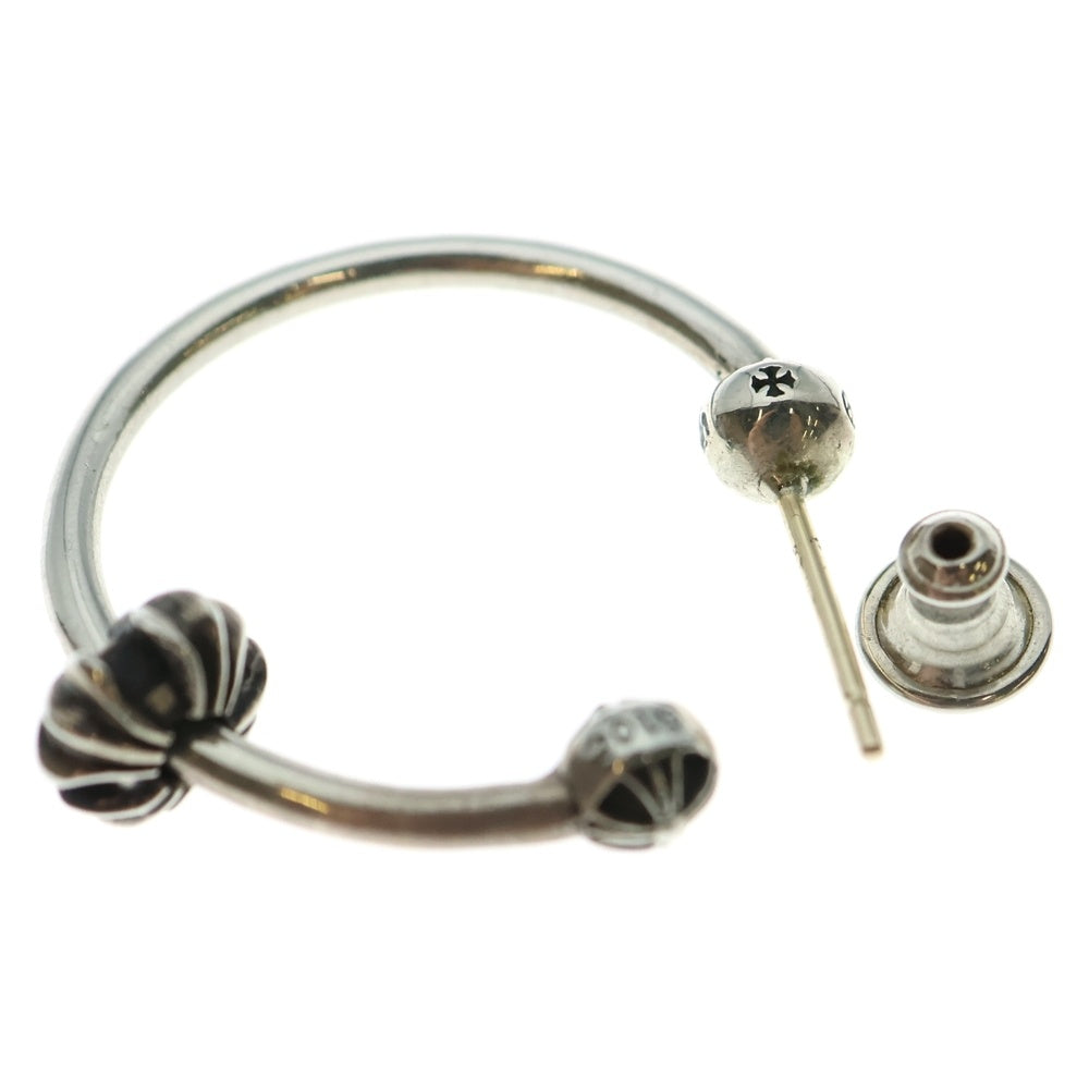 CHROME HEARTS(クロムハーツ) SPINNER HOOP MINI シルバーピアス シルバー