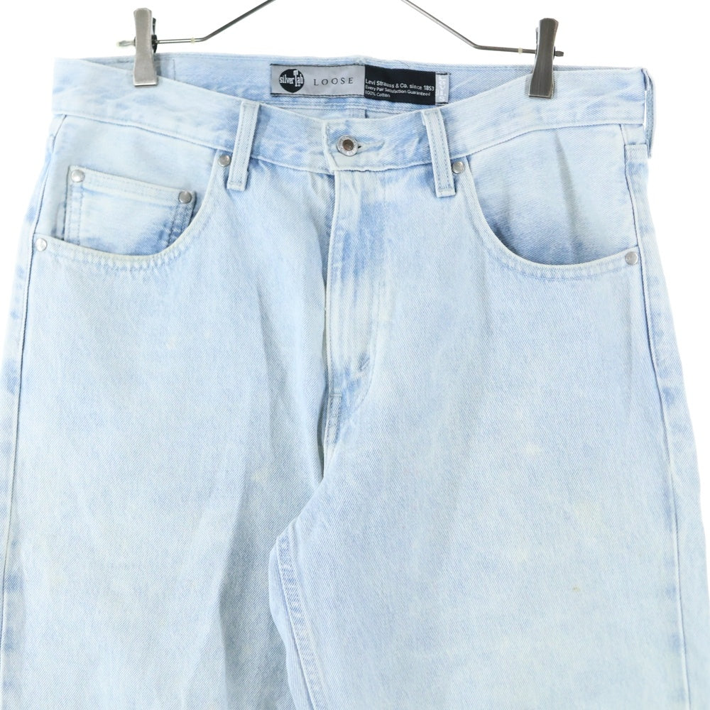Levi's(リーバイス) SILVERTAB LOOSE シルバータブ ルーズフィット ジップフライ デニムパンツ ブルー S110782