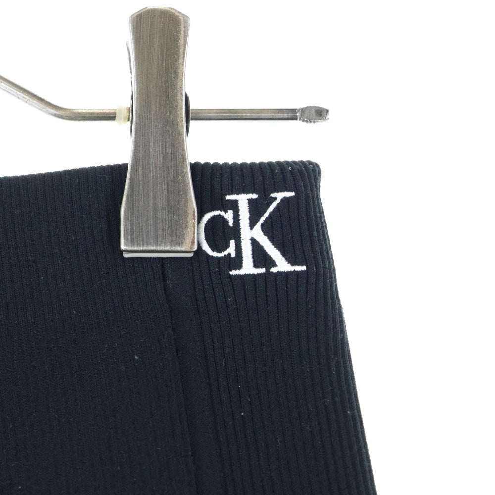 Calvin Klein Jeans(カルバンクラインジーンズ) サイド ジップアップ タイトスカート レディース ブラック