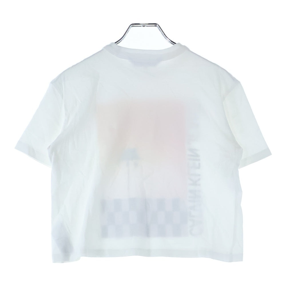 Calvin Klein Jeans(カルバンクラインジーンズ) パームツリー フロント プリント 半袖カットソー Tシャツ ホワイト