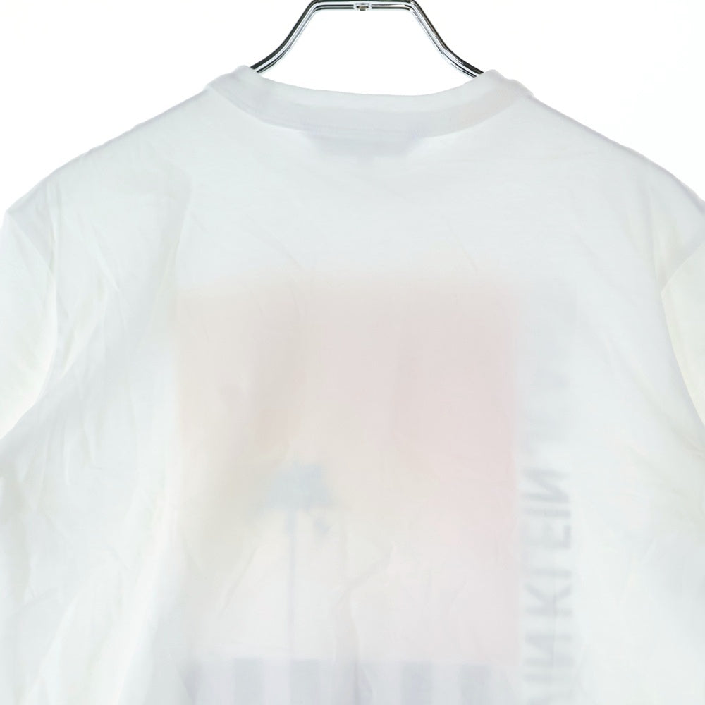 Calvin Klein Jeans(カルバンクラインジーンズ) パームツリー フロント プリント 半袖カットソー Tシャツ ホワイト