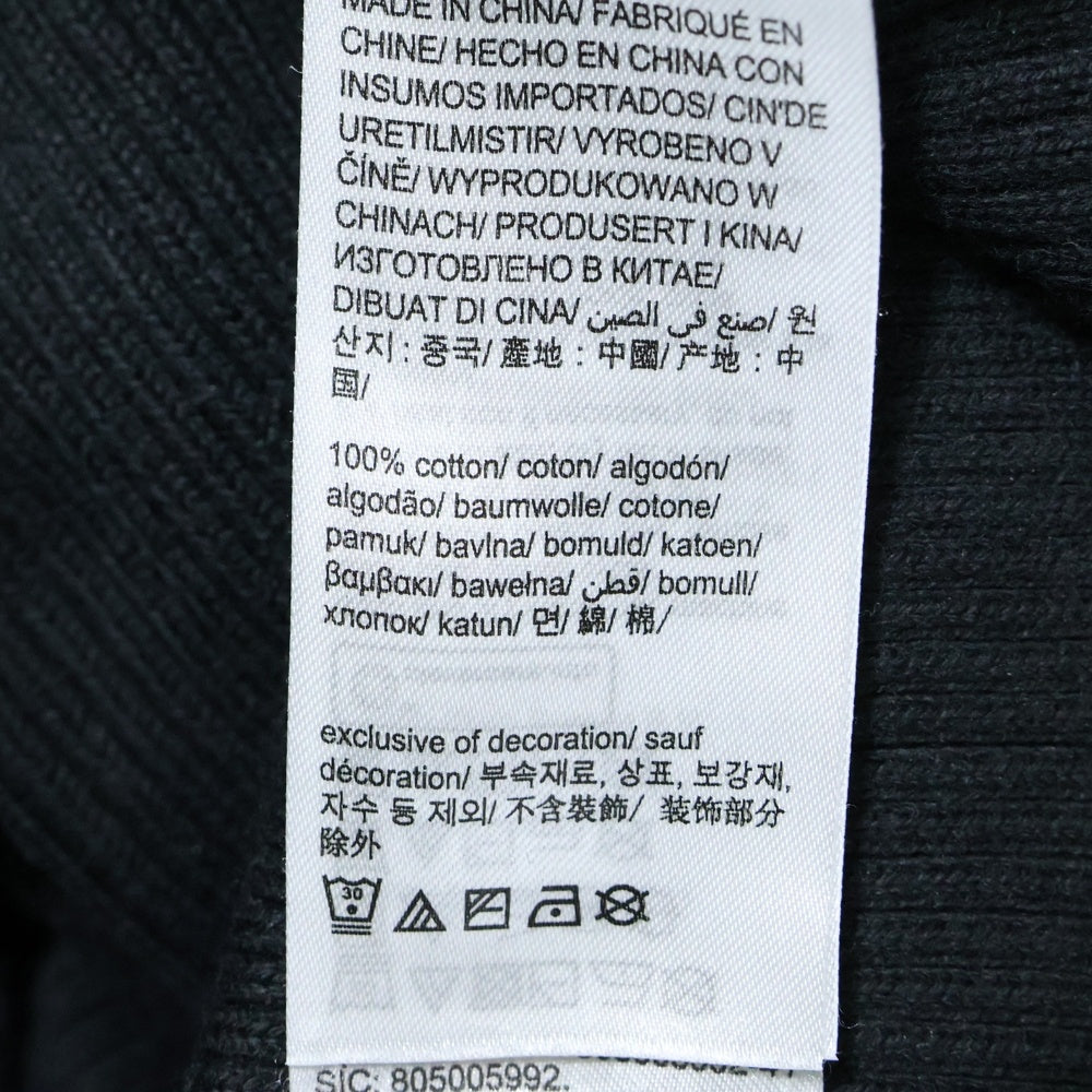 Calvin Klein Jeans(カルバンクラインジーンズ) ロゴ刺繍 タートルネック ロングスリーブ ニット ブラック