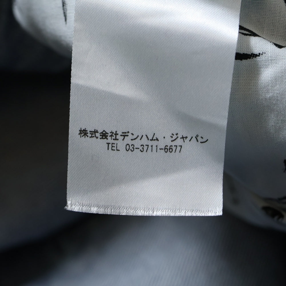 DENHAM(デンハム) ダメージ加工 ストレート デニム パンツ ブルー