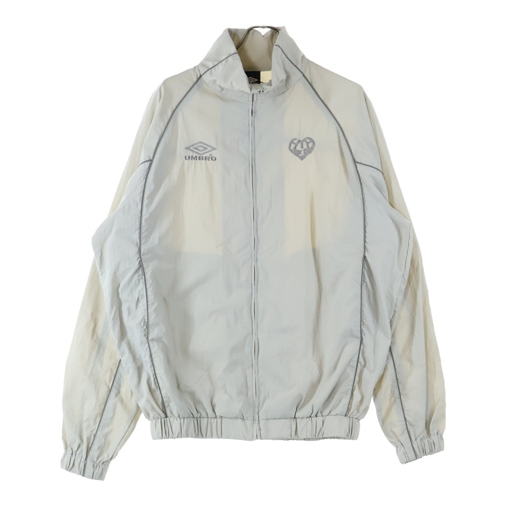 UMBRO(アンブロ) ×HTH フルジップ ナイロン ブルゾン クリーム