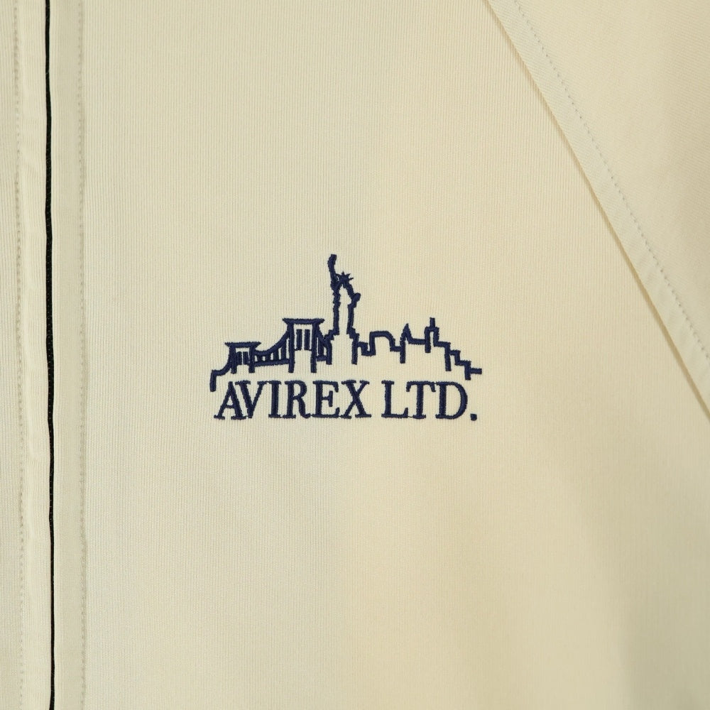 AVIREX(アヴィレックス) サイドライン フルジップ トラック ジャケット ベージュ