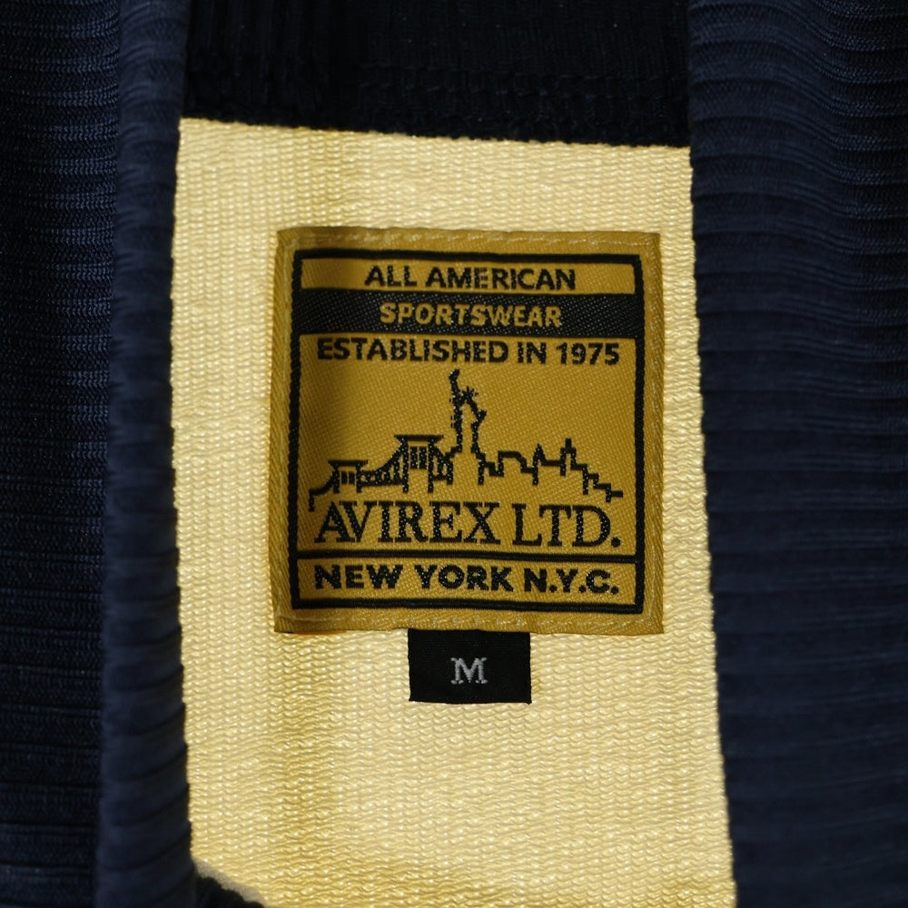 AVIREX(アヴィレックス) サイドライン フルジップ トラック ジャケット ベージュ
