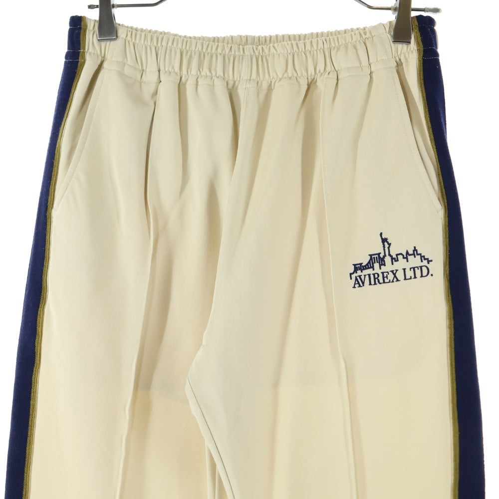 AVIREX(アヴィレックス) サイドライン フルジップ トラック パンツ ベージュ