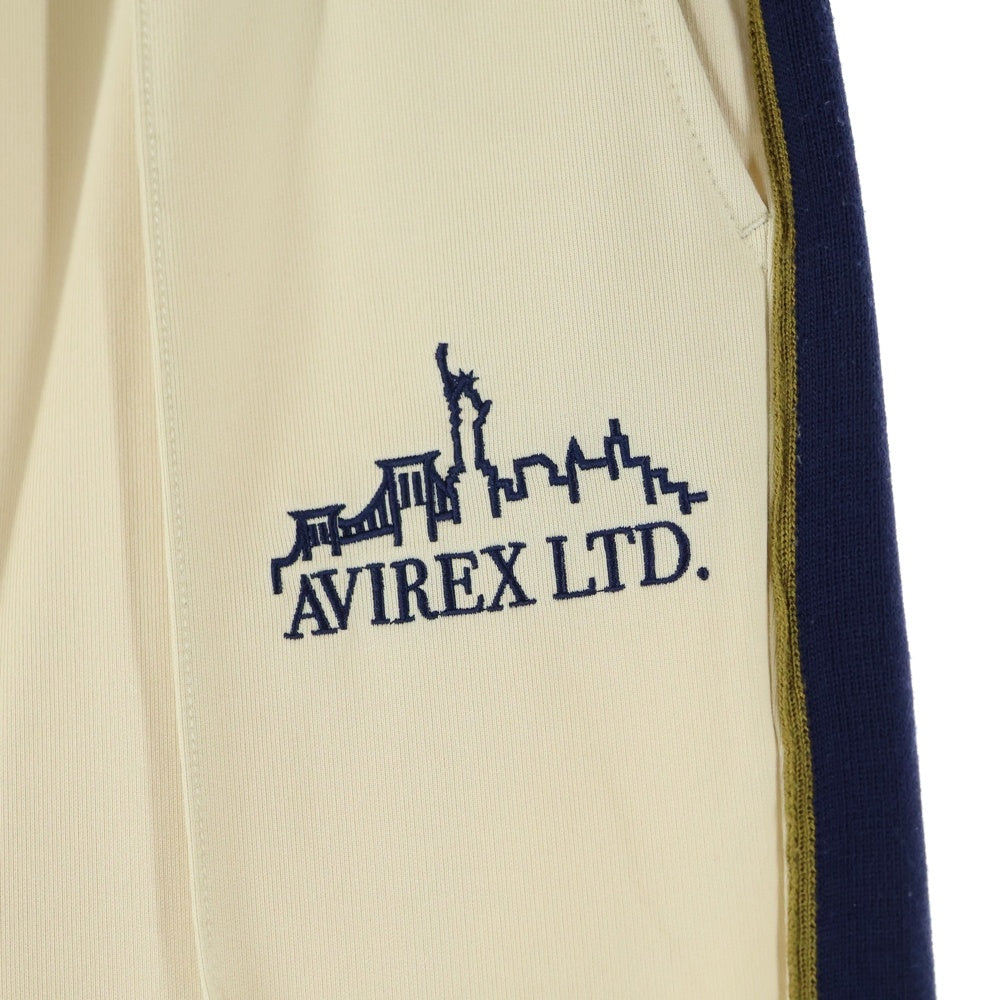 AVIREX(アヴィレックス) サイドライン フルジップ トラック パンツ ベージュ