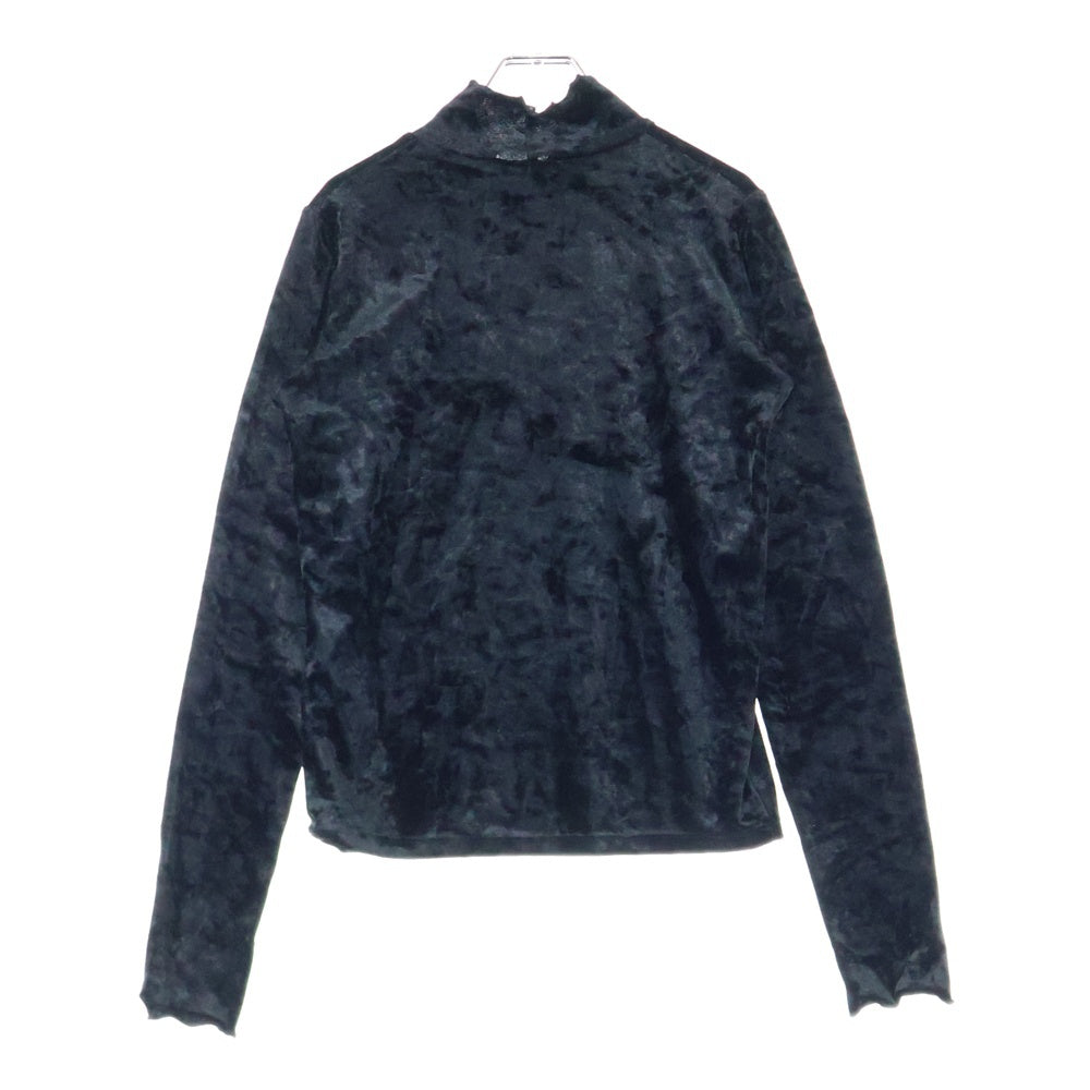 LOVELESS(ラブレス) ベロア ハイネック 長袖 Tシャツ カットソー レディース ブラック